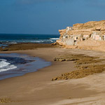 Les cabanes de pecheurs d'Aglou