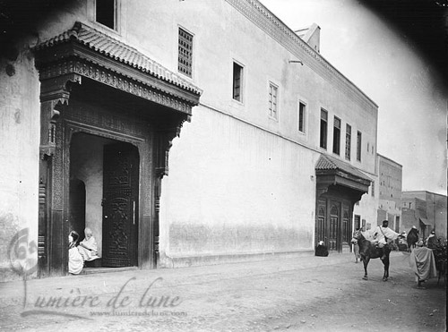 photo ancienne du palais du Pacha de Marrakech