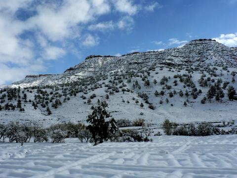 Tichka sous la neige