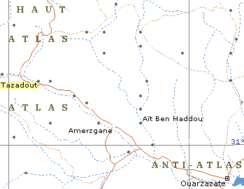 carte de Tazadout