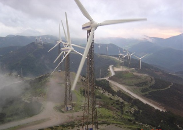 Parc d'éoliennes au Maroc