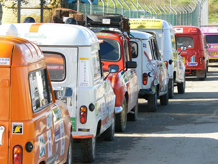 File de 4l à  Gibraltar